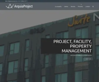 Arquiaproject.com(Gestión Integral de la Edificación) Screenshot