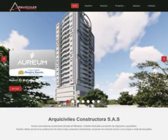 Arquiciviles.com(Arquiciviles Constructora S.A.S Montería) Screenshot