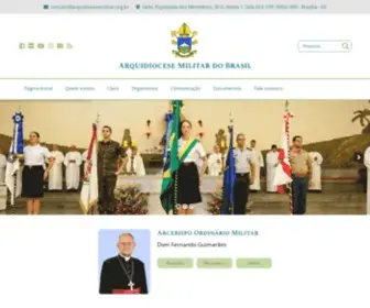 Arquidiocesemilitar.org.br(Ordinariado Militar do Brasil) Screenshot