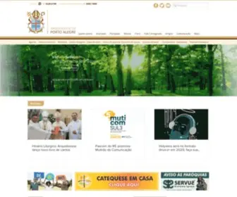 Arquidiocesepoa.org.br(Arquidiocese de Porto Alegre) Screenshot