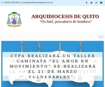 Arquidiocesisdequito.com.ec(ARQUIDIÓCESIS DE QUITO) Screenshot