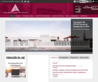 Arquihuelva.es(Colegio Oficial de Arquitectos de Huelva) Screenshot