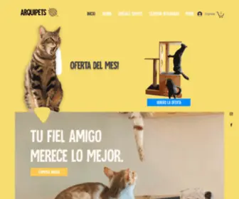 Arquipetsperu.com(Torres y circuitos para gatos) Screenshot