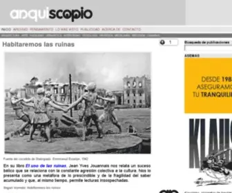 Arquiscopio.com(Arquitectura) Screenshot