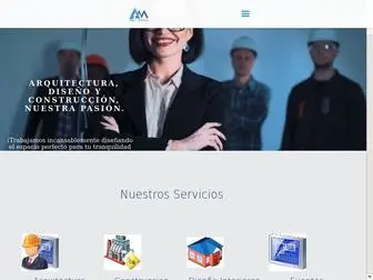 Arquitectosam.com(Empresa de Arquitectura y Construcción NicaraguaArquitectos AM) Screenshot