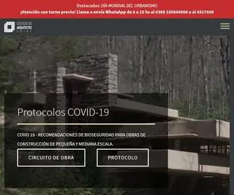 Arquitectosjujuy.org.ar(Bienvenidos al Colegio de Arquitectos de Jujuy) Screenshot