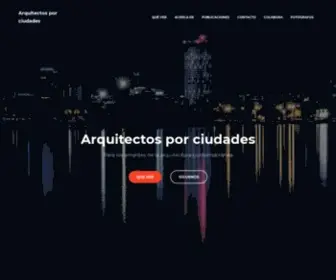 Arquitectosporciudades.com(Arquitectos por ciudades) Screenshot