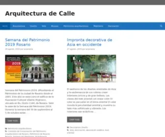 Arquitecturadecalle.com.ar(Arquitectura de Calle) Screenshot