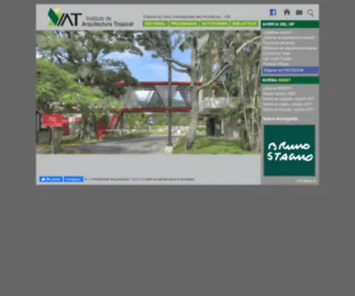 Arquitecturatropical.org(INSTITUTO de ARQUITECTURA TROPICAL) Screenshot