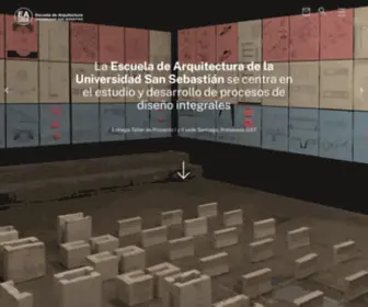 Arquitecturauss.cl(Escuela de Arquitectura) Screenshot