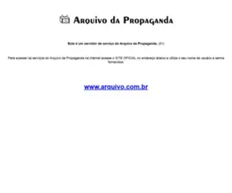 Arquivo.net(Arquivo da Propaganda) Screenshot