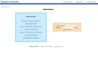 Arquivoescolar.org(Matemática) Screenshot