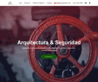 ArqYseguridad.com.ar(Protección contra Incendios) Screenshot