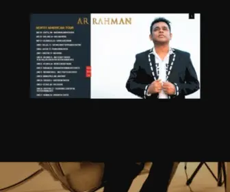 Arrahman.com(AR Rahman) Screenshot