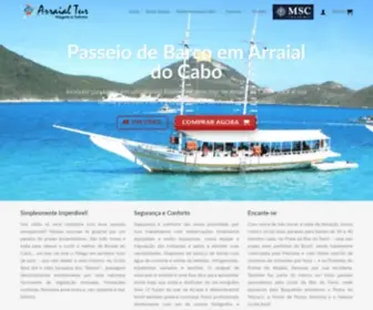 Arraialtur.com.br(Passeio de Barco em Arraial do Cabo) Screenshot