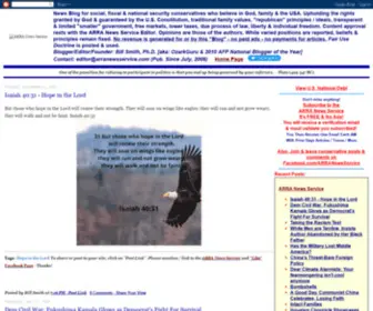 Arranewsservice.com(ARRA News Service) Screenshot