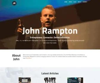 Arrastheme.com(Meet John Rampton) Screenshot