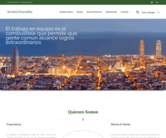 Arraut.com(Abogados en Barcelona) Screenshot