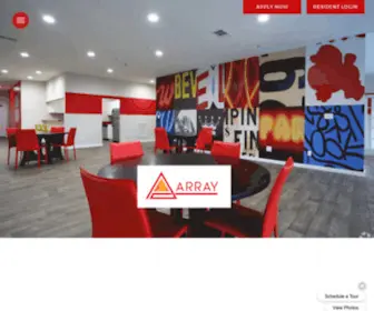 Arrayapartments.com(Apartments in Austin) Screenshot