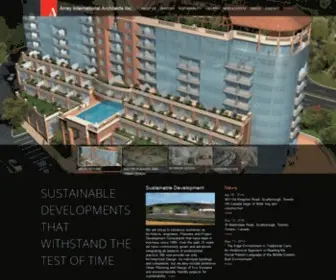 Arraygroup.com(Array International Architects) Screenshot
