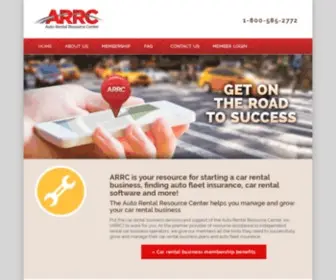 ARRC.net(Auto Rental Resource Center for Car Rental Business) Screenshot