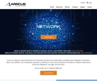 Arrcus.com(Open Integration with Arrcus Inc) Screenshot