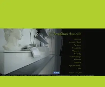 Arredatoriassociati.com(Arredatori Associati Bologna arredamenti mobili design) Screenshot