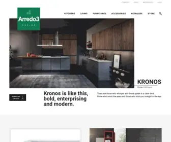 Arredo3.com(Arredo3 Kitchens) Screenshot