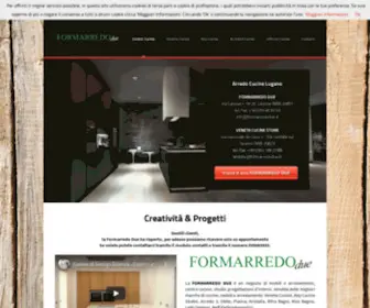 Arredocucinelugano.ch(Arredo Cucine Lugano è un progetto FORMARREDO DUE) Screenshot