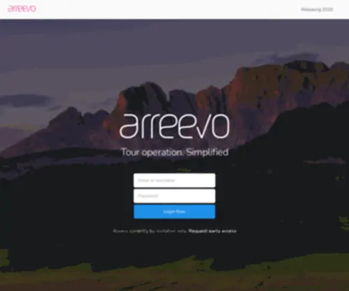 Arreevo.com(Tour operation) Screenshot