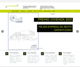 Arrenda.es(Servicios integrales en gestión inmobiliaria) Screenshot