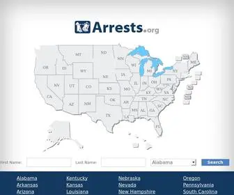 Arrests.org(Arrests) Screenshot