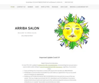 Arribasalon.com(Arriba Salon) Screenshot