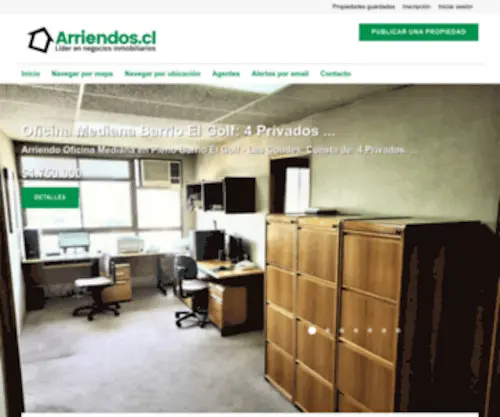 Arriendos.cl(Portal de Arriendos Inmobiliarios) Screenshot