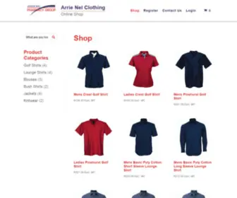 Arrienel-Clothing.co.za(Arrienel Clothing) Screenshot