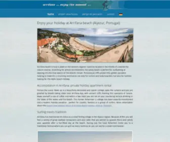 Arrifana.eu(Arrifana Beach) Screenshot