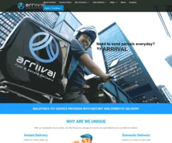 Arriival.com(Arriival Malaysia) Screenshot