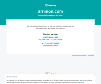 Arrimon.com(Forsale Lander) Screenshot