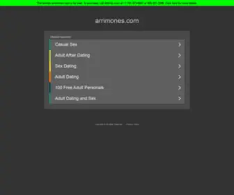 Arrimones.com(arrimones) Screenshot