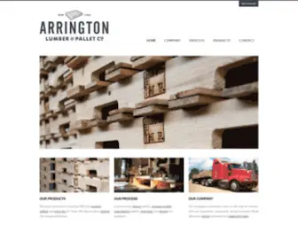 Arringtonlumber.com(Quality Wooden Pallet Manufactuer) Screenshot