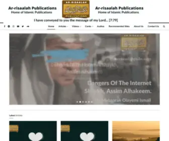 Arrisaalahpubs.com(Arrisaalah Publications) Screenshot