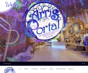 Arrisportal.com(Local Artist Creations and Events) Screenshot