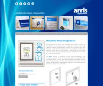 Arrissigns.com(Arris Signs) Screenshot