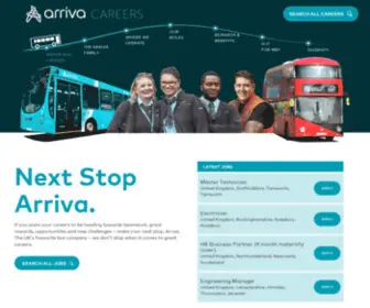 Arrivabusjobs.co.uk(Driver jobs and engineering jobs at Arriva) Screenshot