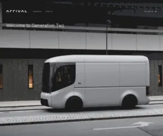 Arrival.com(Zero-emission solutions) Screenshot