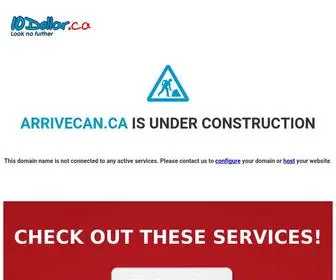 Arrivecan.ca(Arrivecan) Screenshot