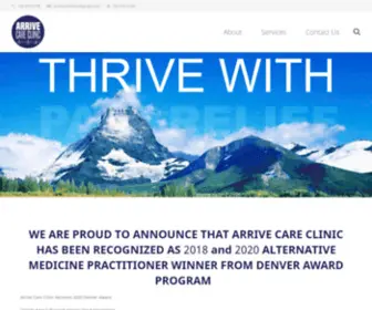 Arrivecare.com(The Best Medical Marijuana Evaluation Clinic/Doctor in Denver) Screenshot