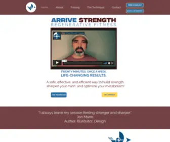 Arrivestrength.com(Fitness-coach) Screenshot