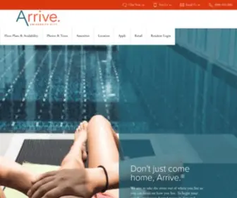 Arriveuniversitycity.com(Luxury Apartments In Philadelphia) Screenshot