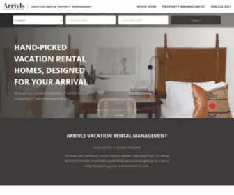 Arrivls.com(Vacation Rental Property Management) Screenshot